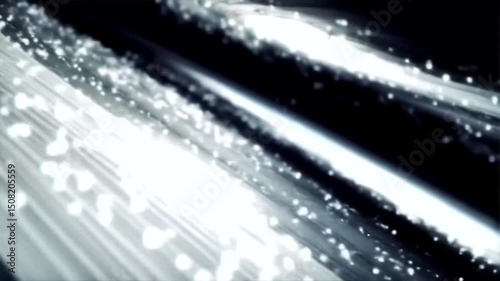 Abstract monochrome lines with light streaks