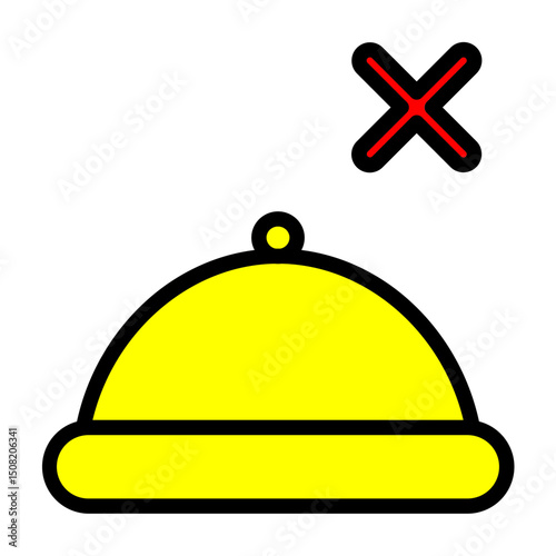Order Cancel Vector Filled Icon Design