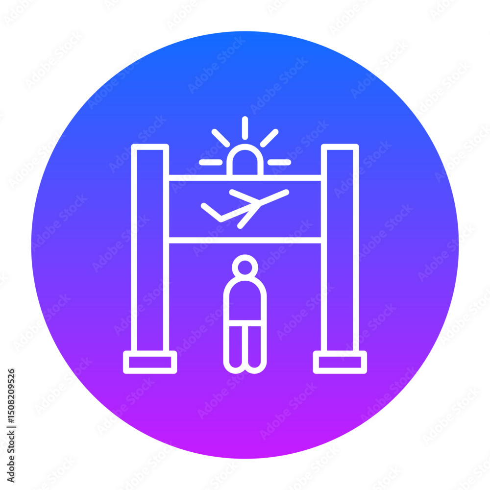 Metal Detector Icon Metal Detector Icon