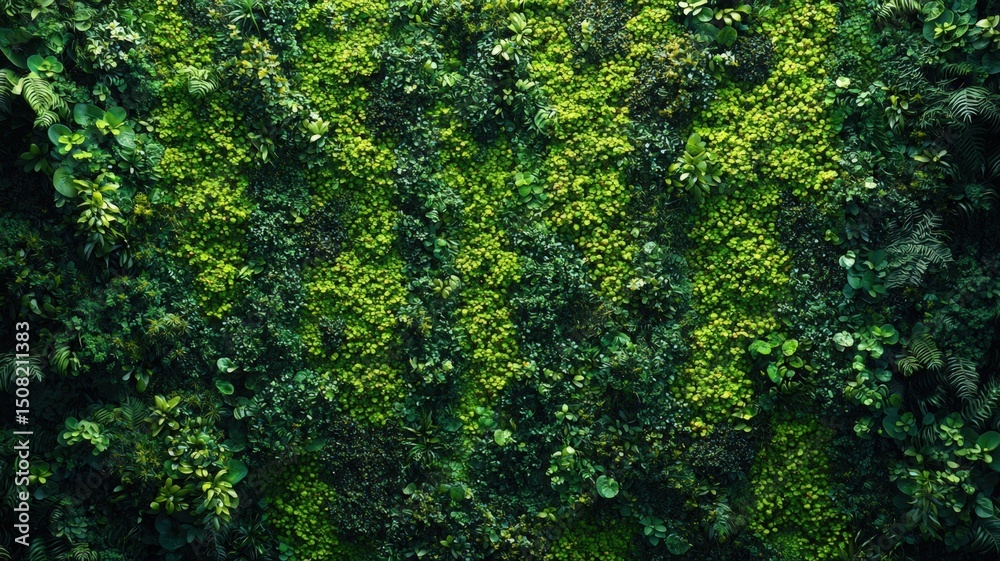 A Vibrant Texture of Neon Green Moss Covering a Natural Landscape with Rich Detail and Depth A Vibrant Texture of Neon Green Moss Covering a Natural Landscape with Rich Detail and Depth