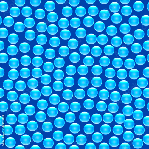 Cell substance bubble seamless pattern