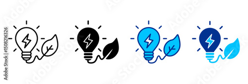 Innovation Icon Set Multiple Style Vector Illustration