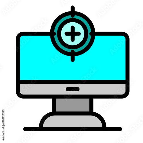 System Calibration Vector Filled Icon Design