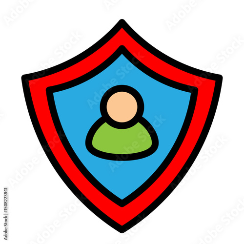 Dependability Graph Vector Filled Icon Design