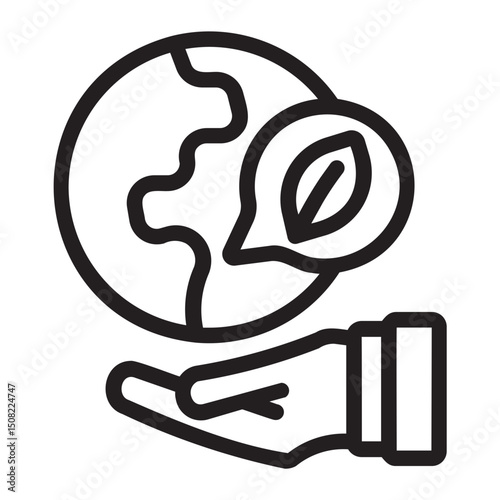 environment line icon
