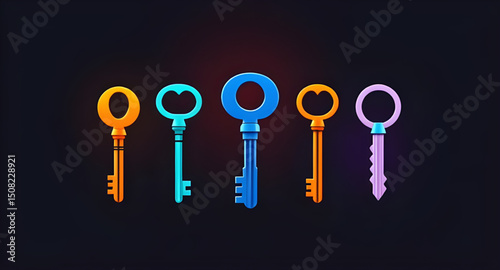 key and lock set, room key vector, symbolic key icon, vector security key, ornate key design, cartoon key illustration, abstract key icon, silver key vector, protection key symbol, key graphic design