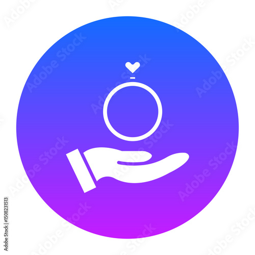 Ring in Hand Icon