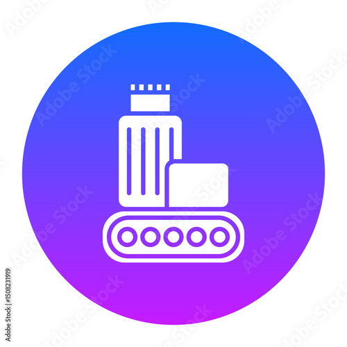 Luggage Conveyor Icon