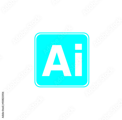 Free Download AI technology chip icon with circuit lines. Represents artificial intelligence embedded in microchips and digital processing. - GFXLoad