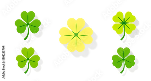 clover flat vector, simple clover icons, clover glyphs, clover minimal design, clover seamless pattern, clover round icons, clover collection vector, clover emblem set, clover bundle, clover sign, clo