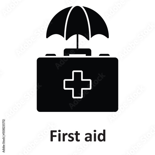 First aid :Vector Icon which can easily modify or edit