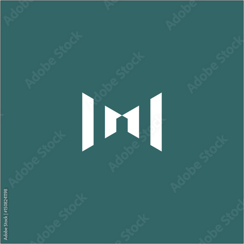 Minimalist Geometric M Logo – Modern Monogram Icon
