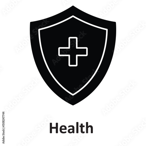 Health insurance :Vector Icon which can easily modify or edit