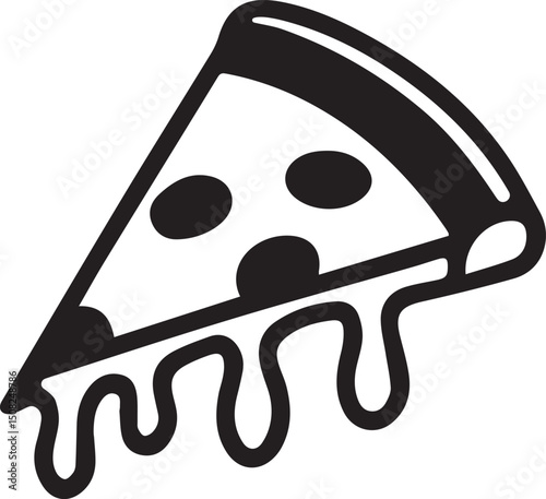 pizza silhouette, pizza slice vector, cheese pizza clipart, pepperoni pizza shadow, pizza icon black,