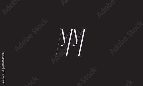 MM, MM , M Abstract Letters Logo Monogram	