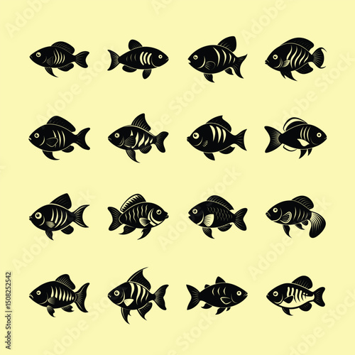 aquarium fish pearl gourami vector art illustration