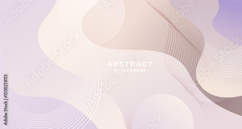Soft pastel abstract background with flowing shapes