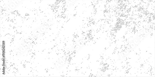Abstract white grunge dust texture concrete wall on white background Vector for banner and business.	