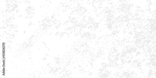 Abstract white grunge dust texture concrete wall on white background Vector for banner and business.	