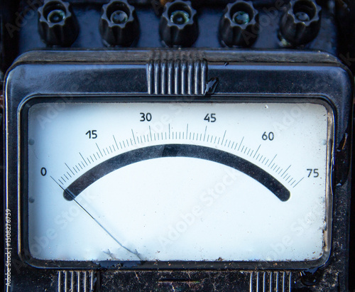 Vintage Ohm Meter: Analog Resistance Gauge photo