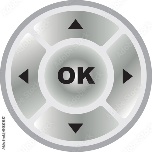 Remote controller button.