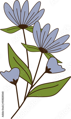 Hand Drawn Flower