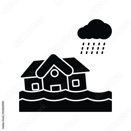 natural disaster :Vector Icon which can easily modify or edit
