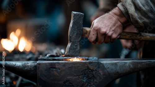 blacksmith at work