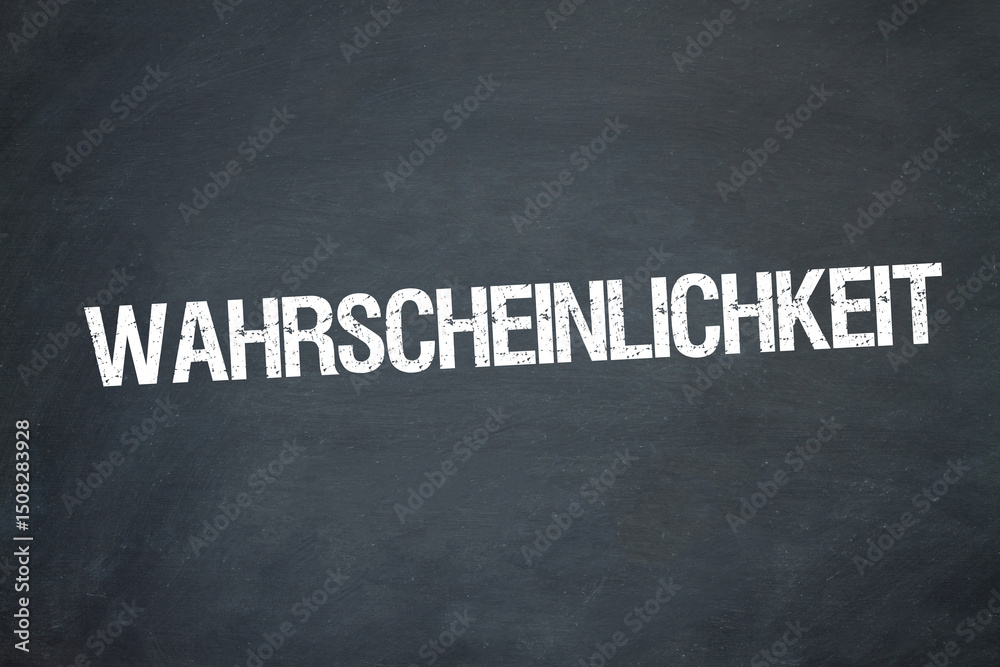 Obraz premium Wahrscheinlichkeit 