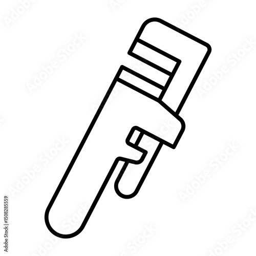 Pipe Wrench outline icon