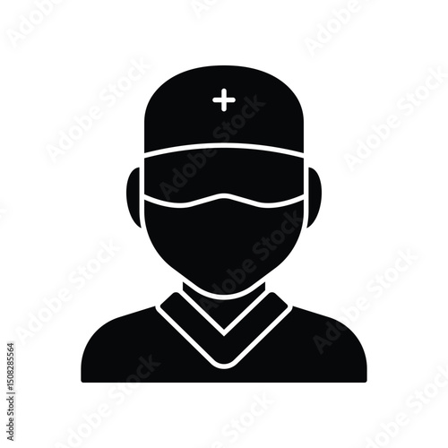 Medical assistance :Vector Icon which can easily modify or edit