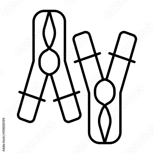 Jumper Cables outline icon