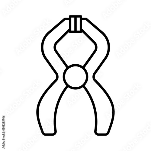 Pincers outline icon