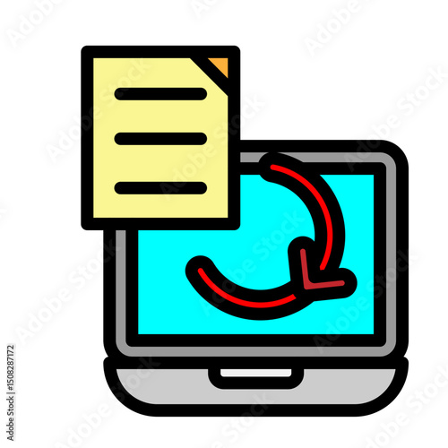 BDD Icon Vector Filled Icon Design