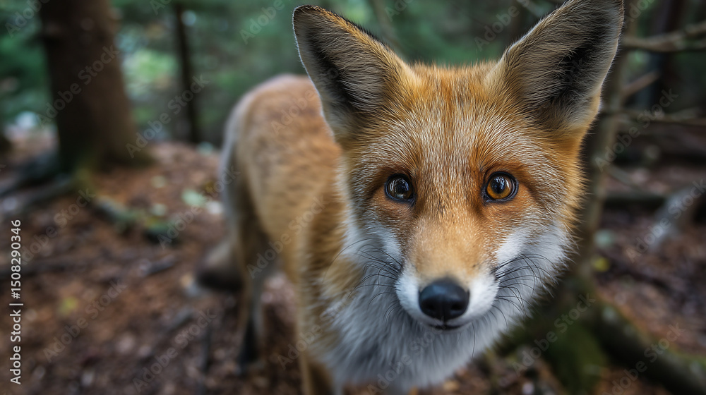 Fototapeta premium red fox portrait