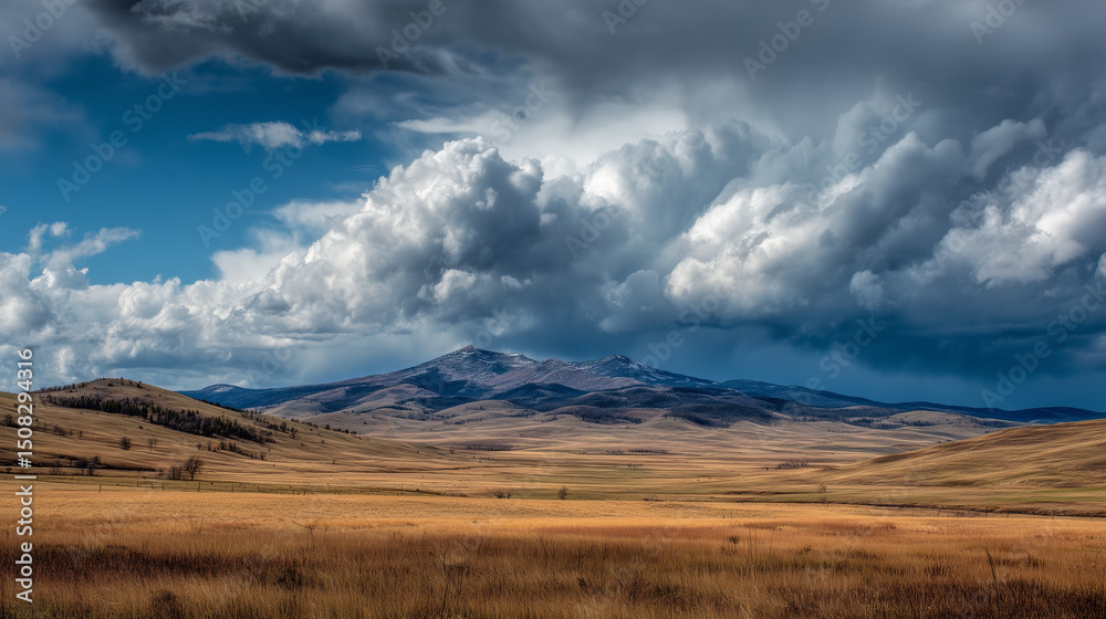 Fototapeta premium clouds over the mountains