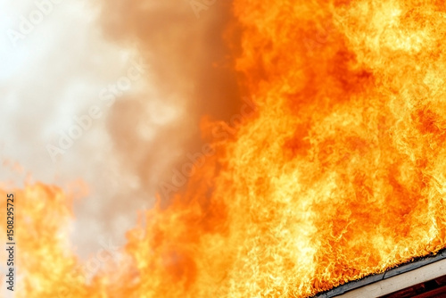 Intense House Fire