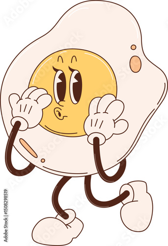Fried Egg Character