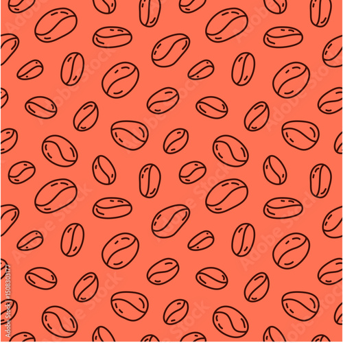 coffee pattern background image illustration