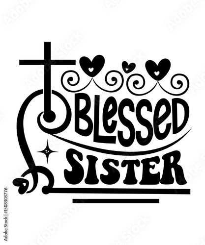 blessed sister svg