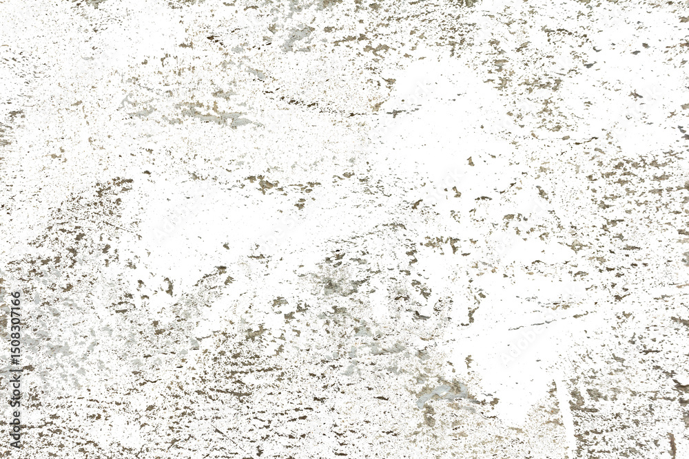 Fototapeta premium Realistic Damaged Dirty Concrete Wall Texture with Distressed Grainy Grunge Surface on Transparent Background