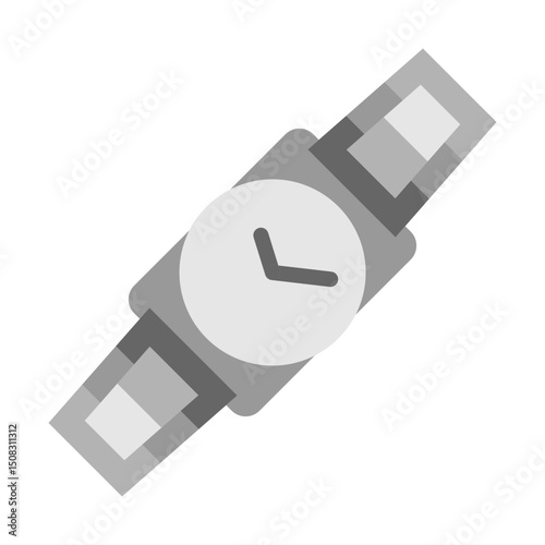 Watch Vector Glyph Icon Design