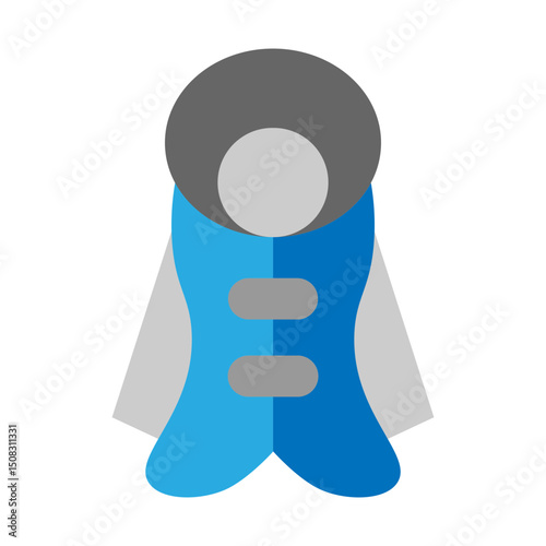 Parka Vector Glyph Icon Design