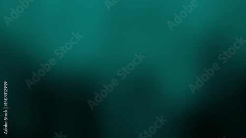 A smooth teal and black gradient abstract background with a calming, modern appearance, Abstract texture Gradient motion Background animation.