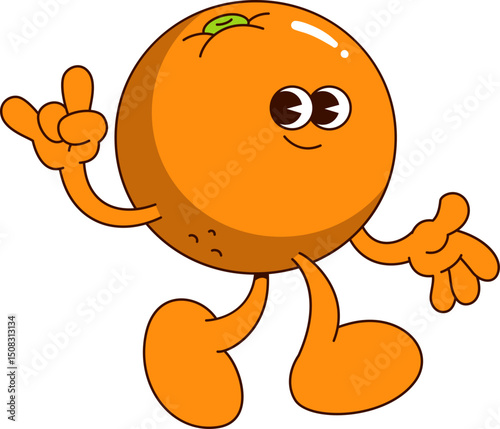 Retro Orange Character
