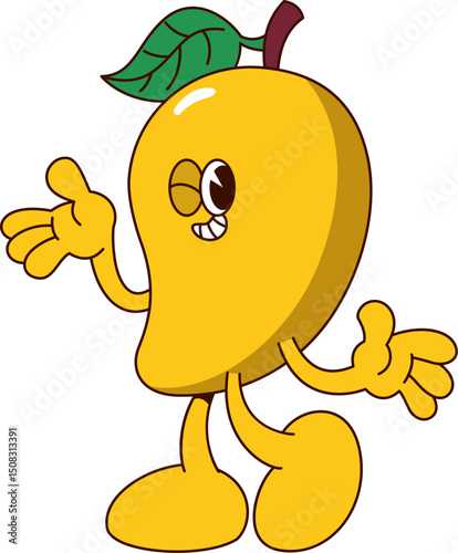 Retro Mango Character
