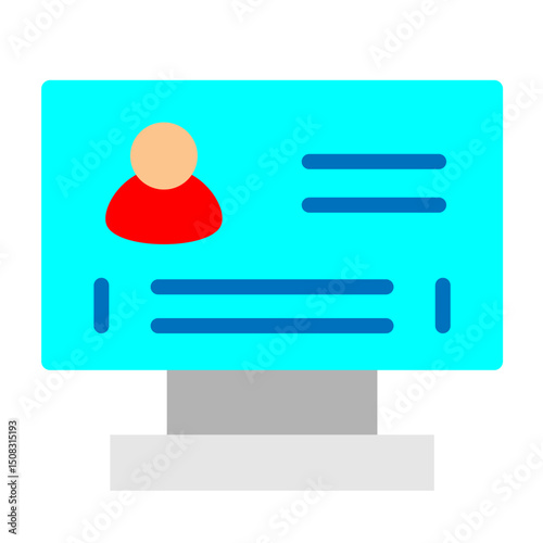 Job Fair Vector Glyph Icon Design