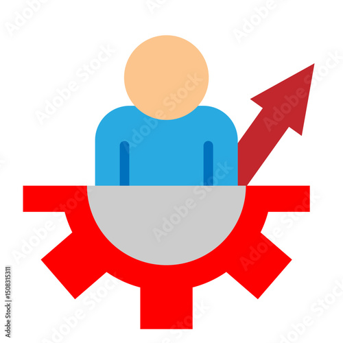 SelfDevelopment Vector Glyph Icon Design