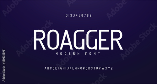 Abstract modern urban alphabet fonts. Typography sport, simple, technology, fashion, digital, future creative logo font. vector illustration