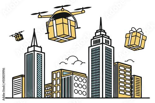 Luxury Airdrops – AI-Selected Client Gifts via Drone Networks